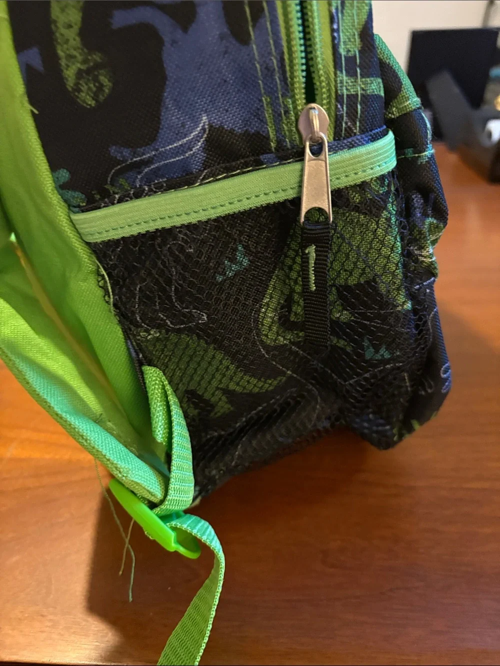 Dinosaur Designs Kids Backpack in Green & Blue